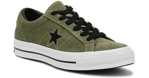 Converse Green One Star Ox 161167c Sneaker Wildleder