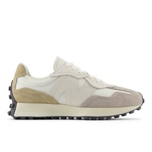 New Balance Unisex 327 in Weiß/Grau, Suede/Mesh, Größe 47.5