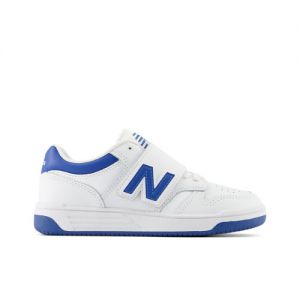 New Balance Kinder 480 HOOK & LOOP in Weiß/Blau