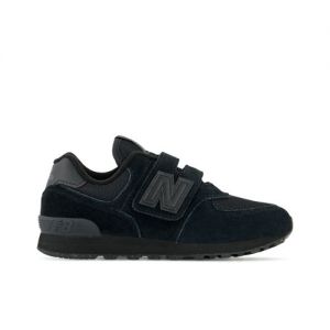 New Balance Kinder 574 Core Hook & Loop in Schwarz