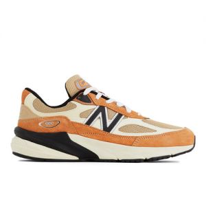 New Balance Unisex Made in USA 990v6 in Braun/Orange