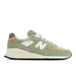 New Balance Unisex Made in USA 998 in Grün/Beige