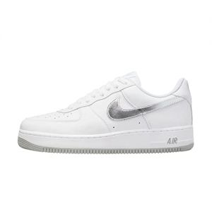 Nike Air Force 1 '07 Low Color of The Month White Metallic Silver DZ6755-100 Size 44.5