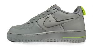 Nike Air Force 1 (GS) Jungen Sneakers (Particle Grey/Particle Grey