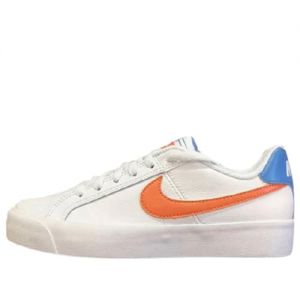 NIKE Blazer Low-Top Sneakers Turnschuhe Weiß/Orange DN4244-181 Damen