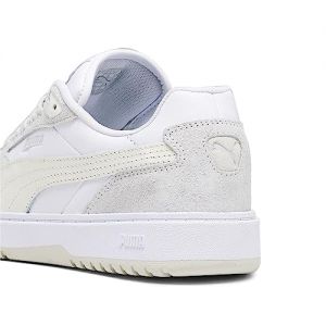PUMA Damen Doublecourt Sneakers 38.5Feather Gray White