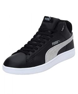 Puma Unisex Sneaker Smash v2 Mid PureTEX 367853 Puma Black-Quarry-Puma White 40.5