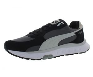 Puma Mens Wild Rider Rollin Black Lifestyle Sneakers Shoes 10