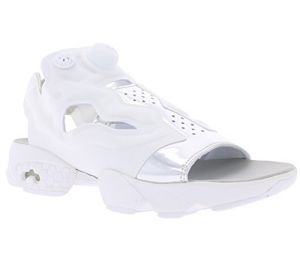 Reebok Classic Instapump Fury Sandal Mag Schuhe Damen Sandale Outdoor-Sandale Weiß mit Fersenriemen