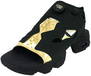 Reebok Classic Instapump Fury Sandal Mag Schuhe Damen Sandale Outdoor-Sandale Schwarz mit Fersenriemen