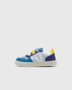Veja SMALL V-10 CF LEATH  Sneakers blue|yellow in Größe:23