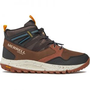 Trekkingschuhe Merrell Nova Sneaker Boot Bungee Mid Wp J067111 Brown